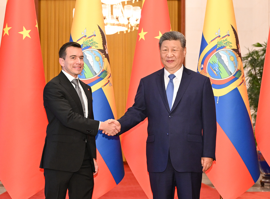 Xi Jinping urges China, Ecuador to strengthen alignment of development strategies