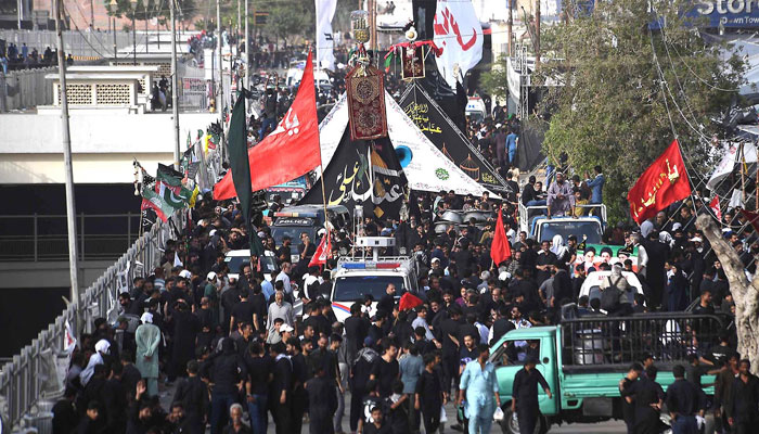 حضرت امام حسینؓ اور ان کے رفقا کے چہلم کی مناسبت سے آج ملک بھر میں جلوس نکالے جائیں گے